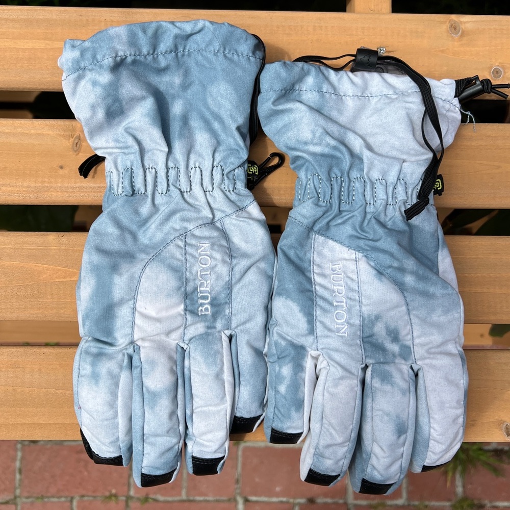 Burton Snow Gloves Blue Tie Dye Womens Medium